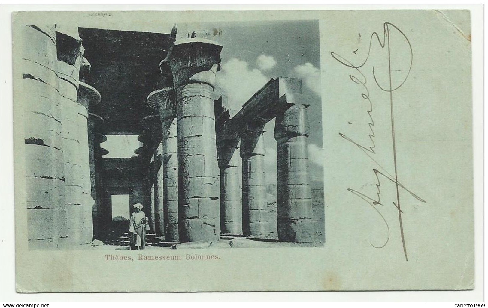 THEBES RAMESSEUM COLONNES VIAGGIATA FP - Other & Unclassified