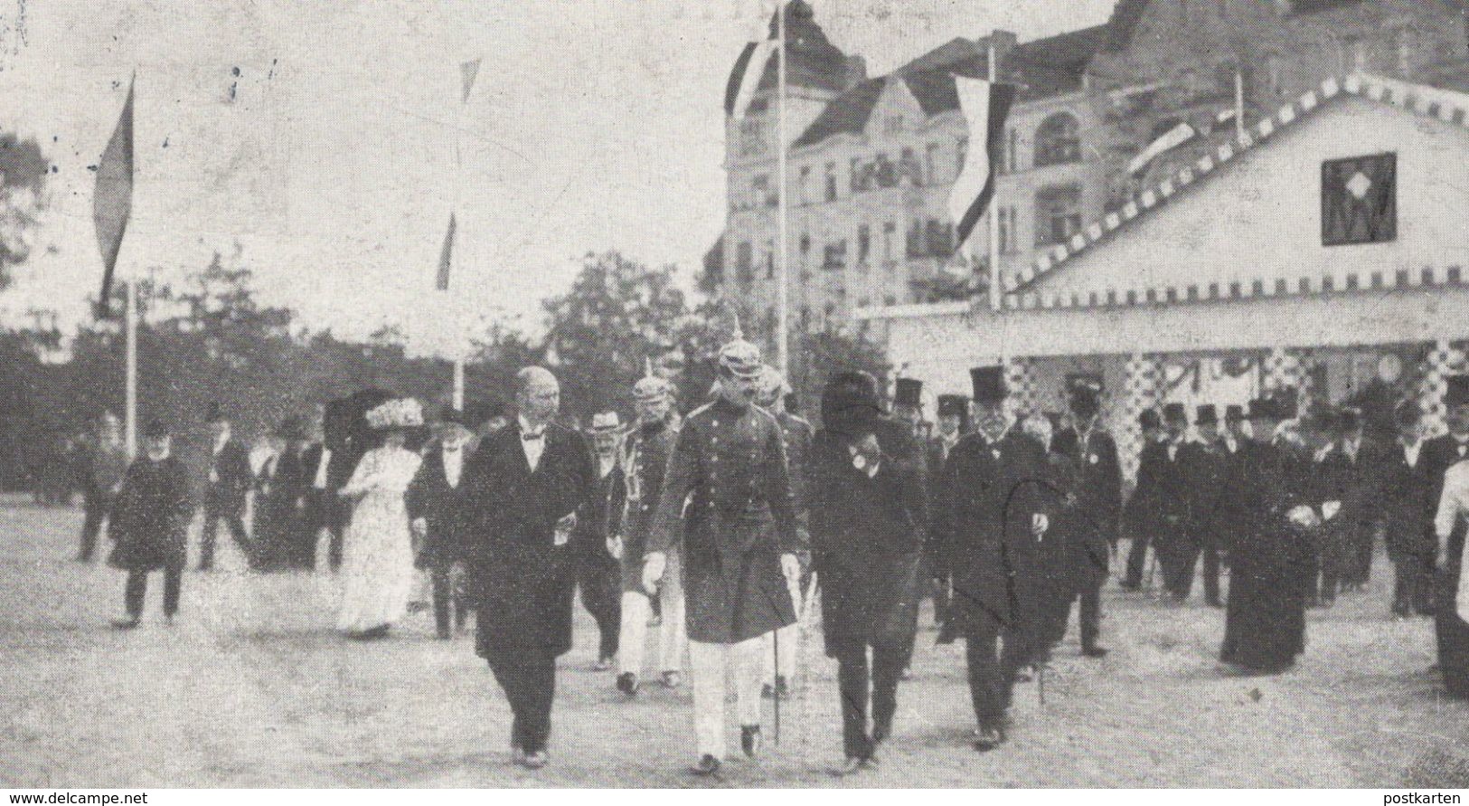 ALTE POSTKARTE BERLIN 1910 II. TON-, ZEMENT-, UND KALKINDUSTRIE-AUSSTELLUNG BAUMSCHULENWEG PRINZ VON PREUSSEN AK Cpa - Treptow