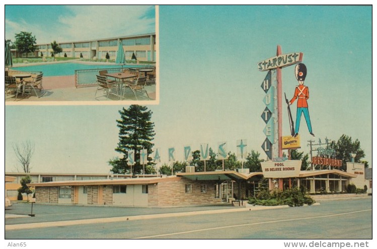 Boise Idaho, Sentry Stardust Motor Hotel, Lodging, C1960s Vintage Postcard - Boise