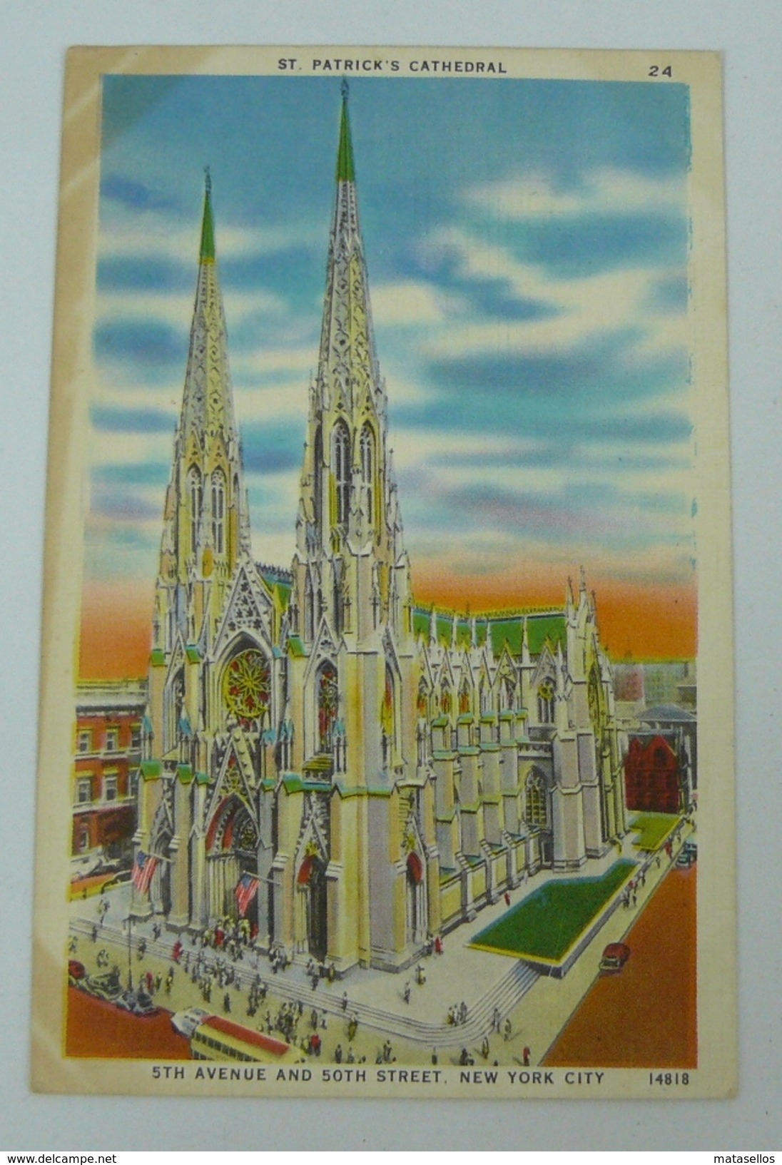 Postcard - Tarjeta Postal New York City - Églises