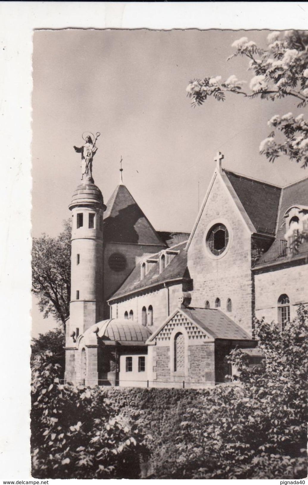 Cp , 67 , MONT SAINTE-ODILE , Chapelle Et Terrasse - Sainte Odile