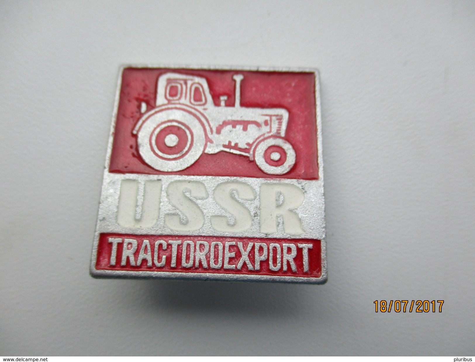 USSR RUSSIA TRACTOR ACRICULTURE , PIN BADGE   ,0 - Transportation