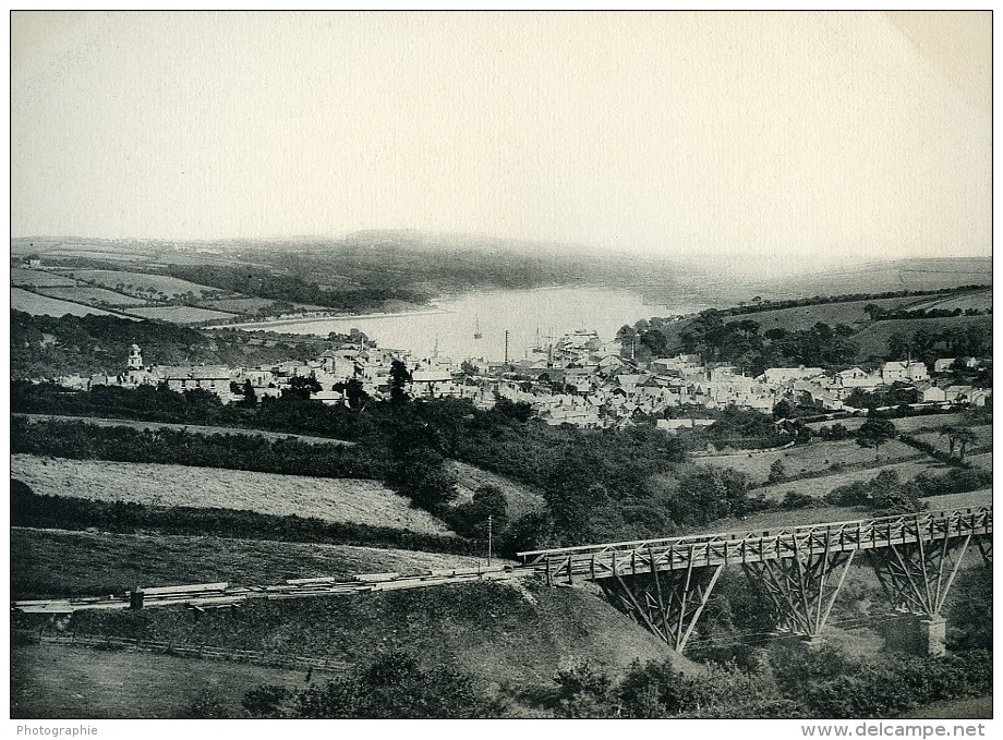 Royaume Uni Cornouailles Falmouth Penryn Ancienne Phototypie Frith 1900 - Old (before 1900)