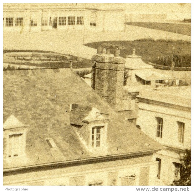 France Normandie Dieppe Casino Panorama Ancienne Stereo Photo Lepetit 1860 - Stereoscopic