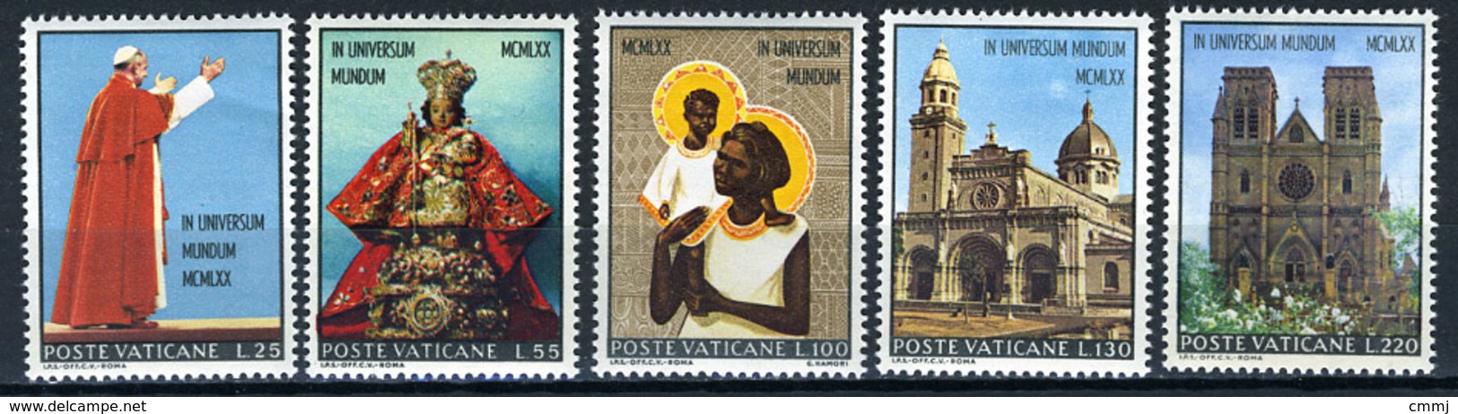 1970 - VATICANO - VATIKAN - Sass. 495/499 - MNH - Stamps Mint - - Unused Stamps