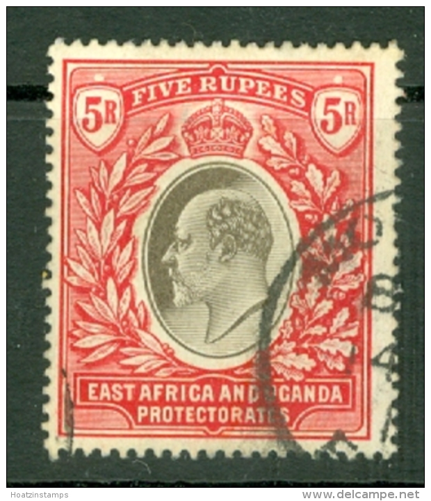 East Africa &amp; Uganda Protectorates: 1904/07   Edward    SG30   5R    Used - Protectorats D'Afrique Orientale Et D'Ouganda