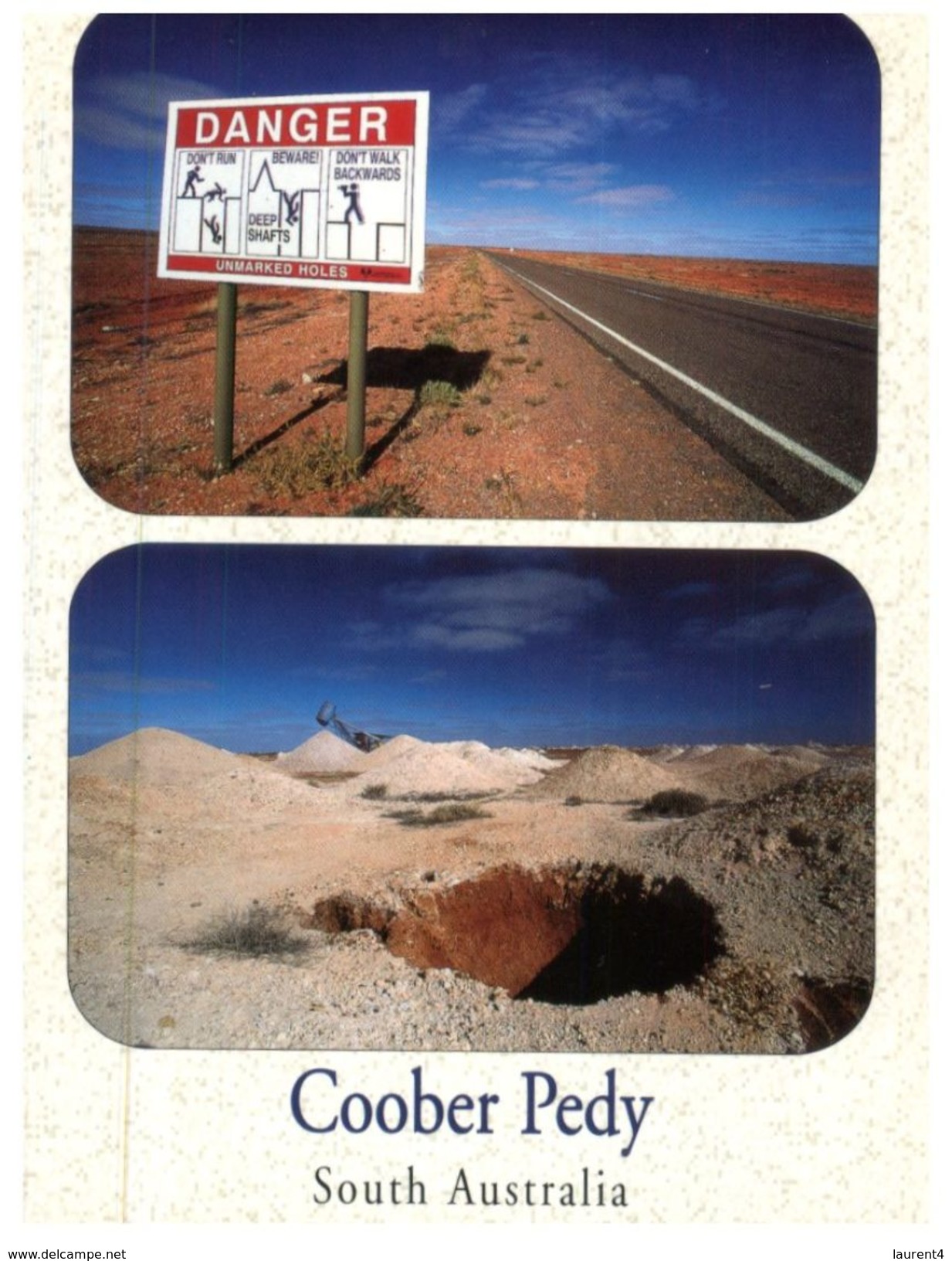 (30) Australia - (with Stamp At Back Of Card) SA - Coober Pedy - Coober Pedy