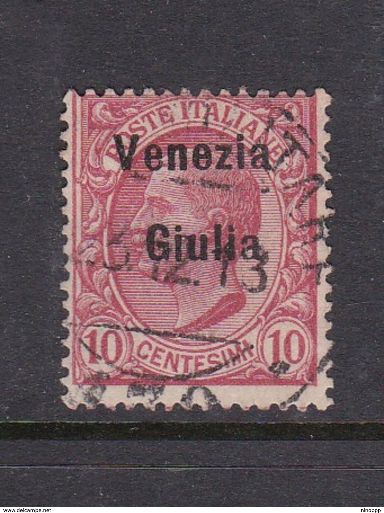 Venezia Giulia N23 1918 Italian Stamps Overprinted 10c Claret Used - Occupazione Austriaca