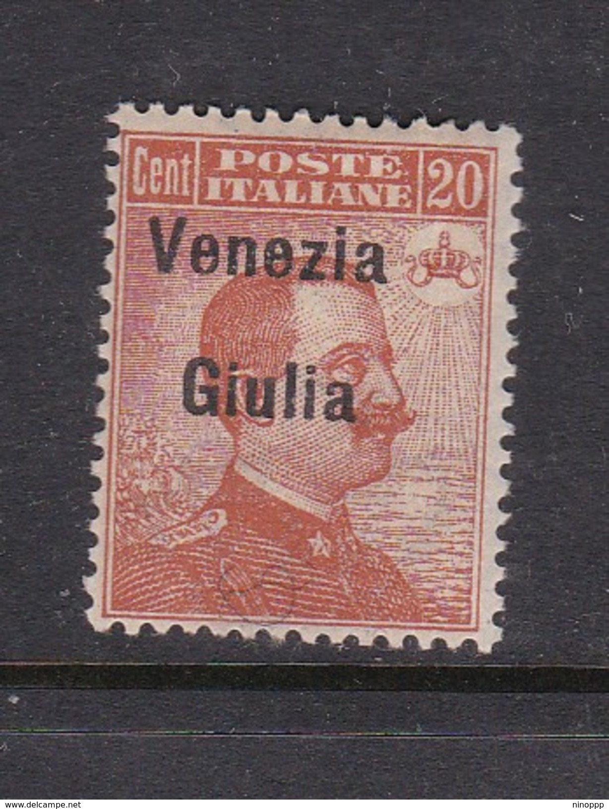 Venezia Giulia N24 1918 Italian Stamps Overprinted 20c Brown Orange Mint Hinged - Austrian Occupation