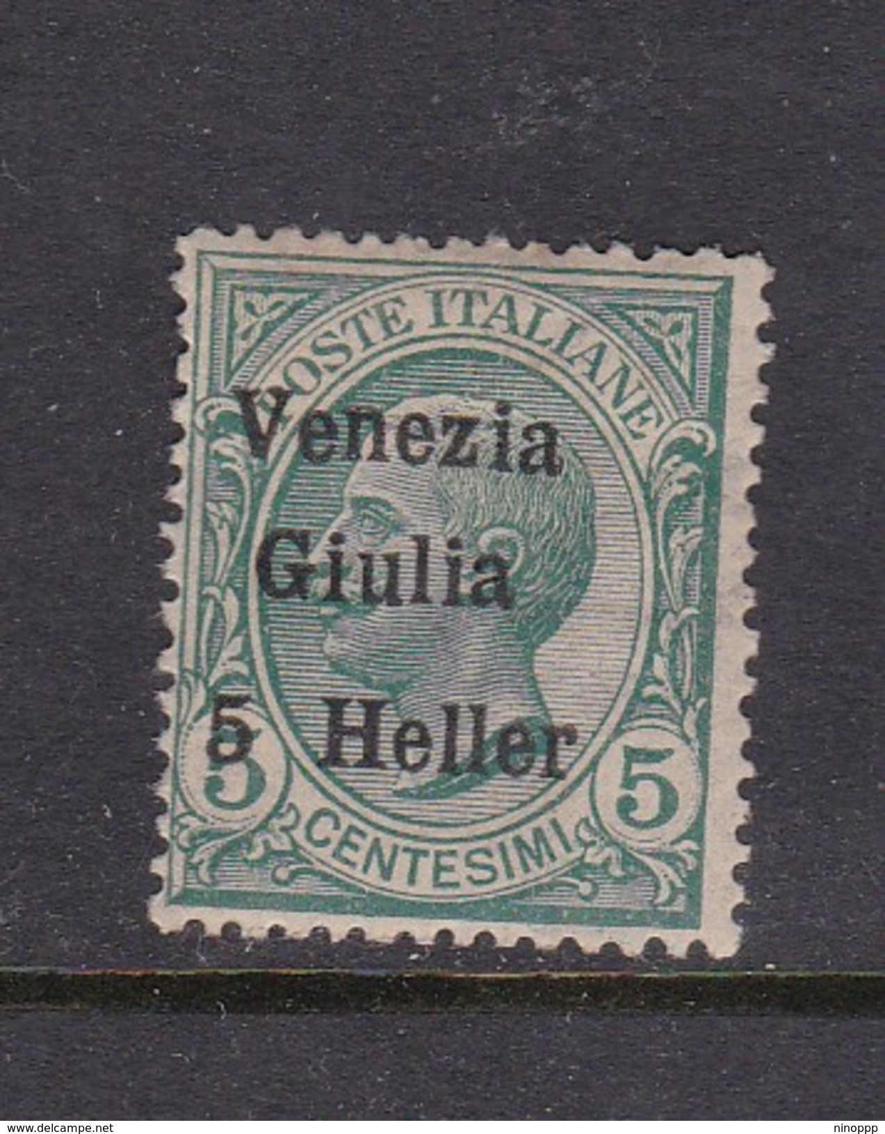 Venezia Giulia N31 1918 Italian Stamps Overprinted 5h On 5c Green Mint Hinged - Austrian Occupation