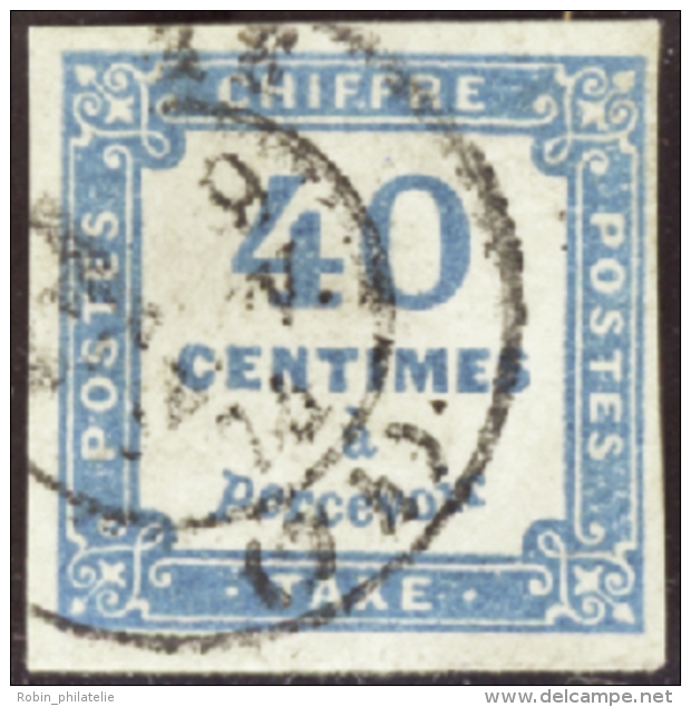 N&deg; 7 40c Bleu TB  Qualit&eacute;: OBL Cote: 700&nbsp; - Otros & Sin Clasificación