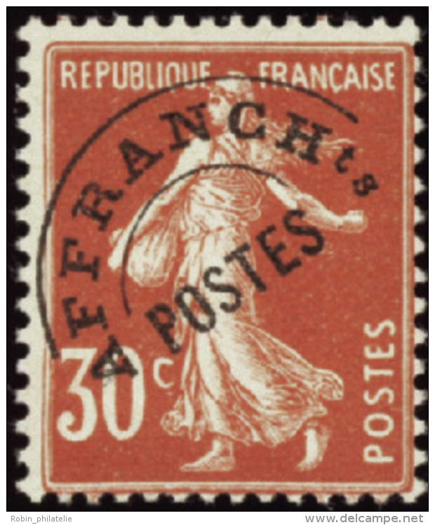 N&deg; 5 8 30c Semeuse Rouge  Qualit&eacute;: ** Cote: 320&nbsp; - Other & Unclassified