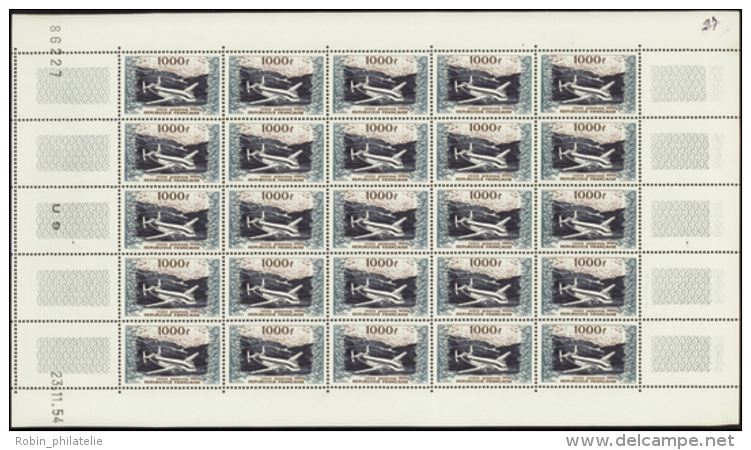 N&deg; 3 3 1000f Provence Feuille De 25 Timbres CD 23-11-54  Qualit&eacute;: ** Cote: 3375&nbsp; - Other & Unclassified