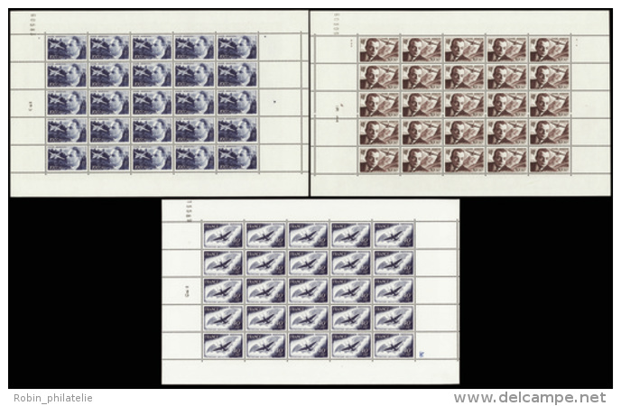 N&deg; 2 1 /23  3 Valeurs En Feuille De 25 Timbres  Qualit&eacute;: ** Cote: 275&nbsp; - Other & Unclassified