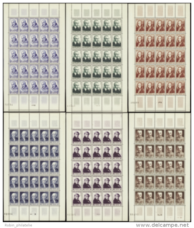 N&deg; 9 45 /950 C&eacute;l&eacute;brit&eacute;s 6 Feuilles De 25 Timbres  Qualit&eacute;: ** Cote: 1750&nbsp; - Other & Unclassified