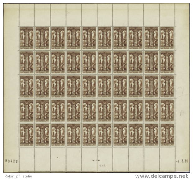 N&deg; 3 02 St Trophisme D'Arles Feuilles De 50 Timbres  Qualit&eacute;: ** Cote: 4500&nbsp; - Autres & Non Classés