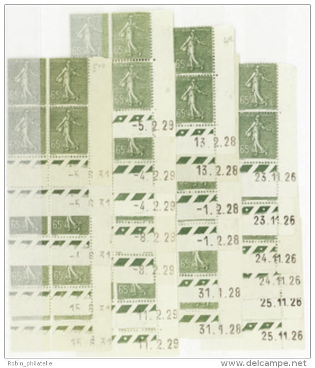 N&deg; 2 34 65c Semeuse Lign&eacute;e Collection 24 Coins Dat&eacute;s  Qualit&eacute;: * Cote: 2160&nbsp; - Autres & Non Classés