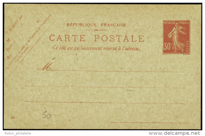 N&deg; 1 60 CP1  30c Semeuse Rouge (date 128)  Qualit&eacute;:  Cote: 50&nbsp; - Other & Unclassified