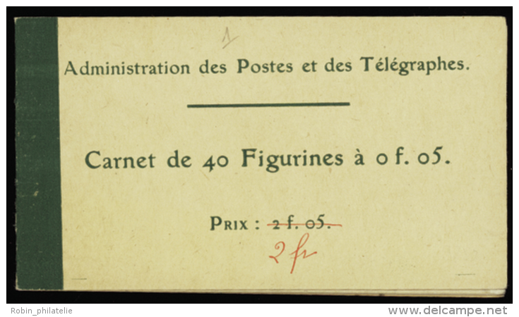 N&deg; 1 11 C2  5c Blanc 40 Timbres Surcharge Manuscrite 2fr  Qualit&eacute;: ** Cote: 1800&nbsp; - Other & Unclassified