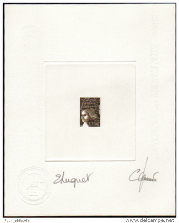N&deg; 3 574 1,11&euro; M. Du 14 Juillet &eacute;preuve D'artiste En Brun Sign&eacute;e  Qualit&eacute;:  Cote: .....&nb - Other & Unclassified