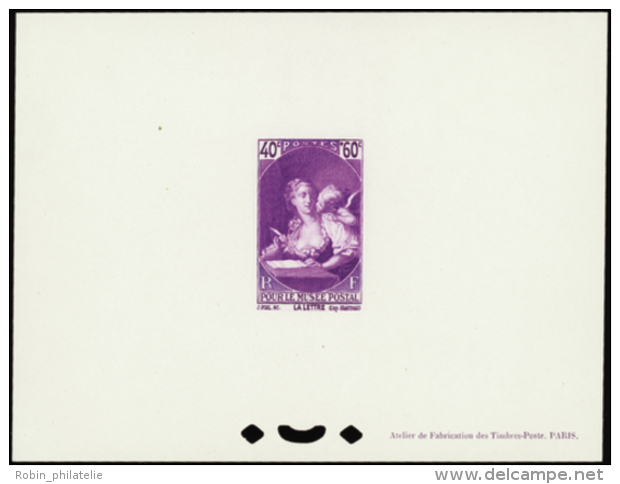 N&deg; 4 46 Mus&eacute;e Postal &eacute;preuve De Luxe Violet Petit Format  Qualit&eacute;:  Cote: 350&nbsp; - Other & Unclassified