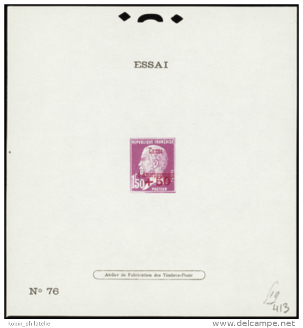 N&deg; 2 48 &eacute;preuve D'essai De Surch Caisse D'amortissement N&deg;76  Qualit&eacute;:  Cote: .....&nbsp; - Other & Unclassified