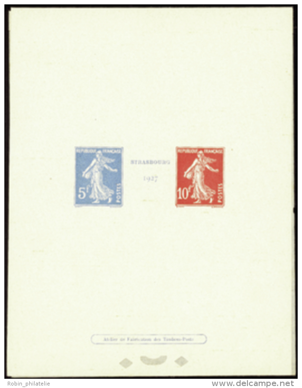 N&deg; 2 41 /242 Exposition Philat&eacute;lique De Strasbourg  Qualit&eacute;:  Cote: 3000&nbsp; - Autres & Non Classés