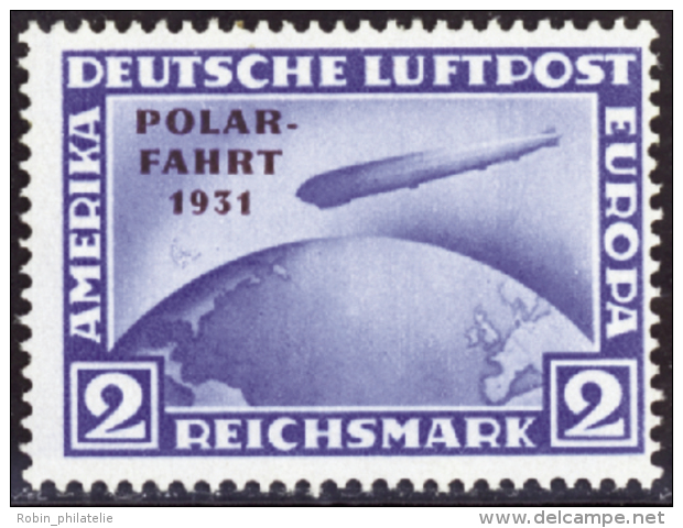 N&deg; 4 1 2M Outremer Polar-Fahrt 1931  Qualit&eacute;: ** Cote: 1200&nbsp; - Autres & Non Classés