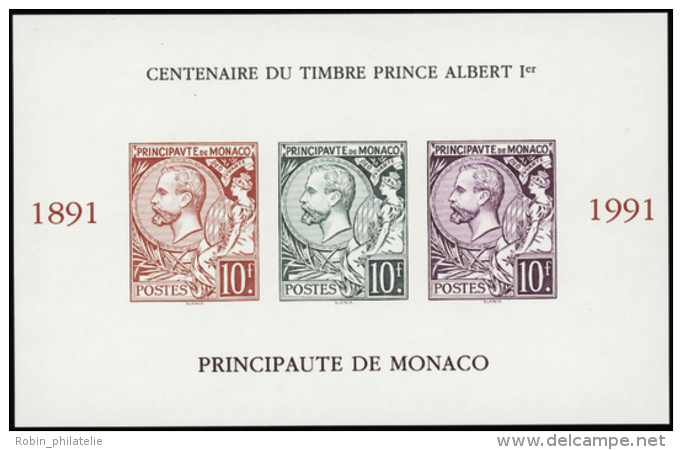 N&deg; 5 3 A Prince Albert 1er Bloc Non Dentel&eacute;  Qualit&eacute;: ** Cote: 205&nbsp; - Other & Unclassified
