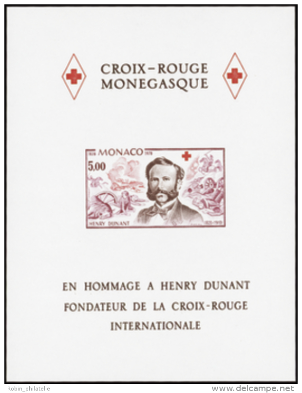 N&deg; 1 5 A Henri Dunant Bloc Non Dentel&eacute;  Qualit&eacute;: ** Cote: 350&nbsp; - Autres & Non Classés