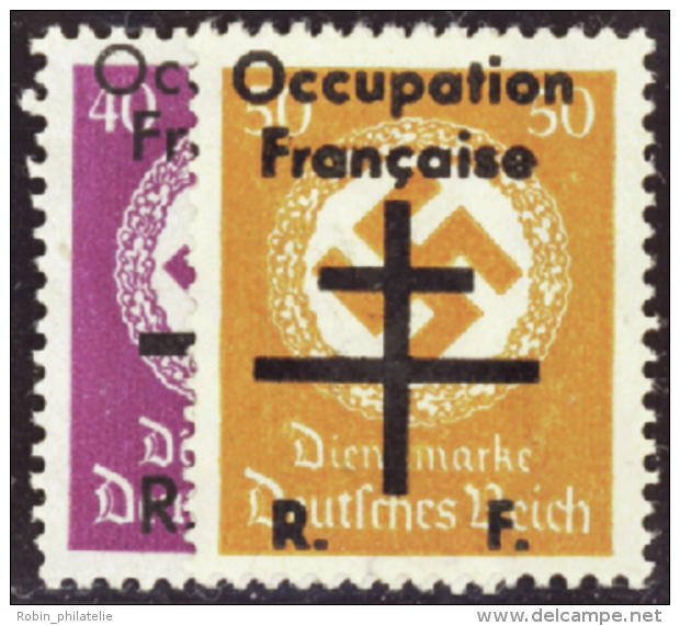 N&deg; 0 Occupation Fran&ccedil;aise Service 10 Vals (5ex D&eacute;f Et 5ex**)  Qualit&eacute;: * Cote: 1160&nbsp; - Other & Unclassified