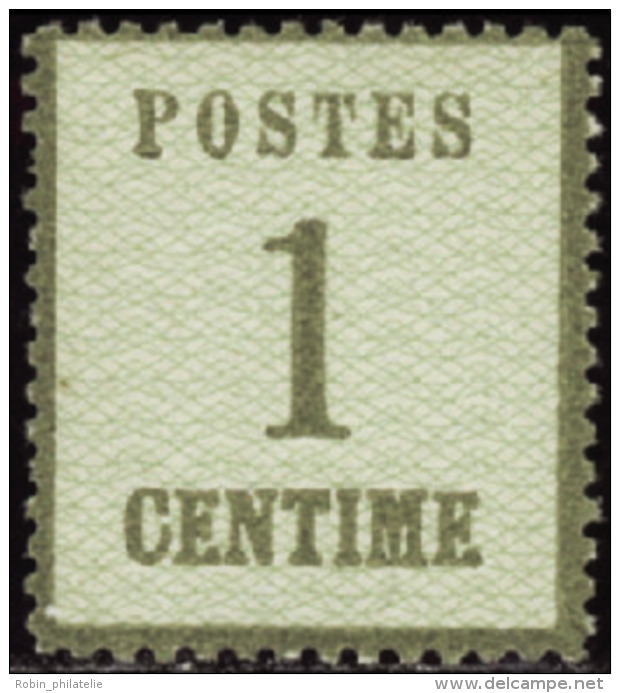 N&deg; 1 1c Vert-bronze  Qualit&eacute;: ** Cote: 120&nbsp; - Other & Unclassified