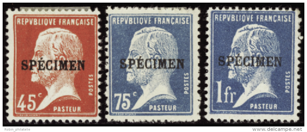 N&deg; 7 0 /72 Pasteur 3 Valeurs  Qualit&eacute;: * Cote: 96&nbsp; - Autres & Non Classés