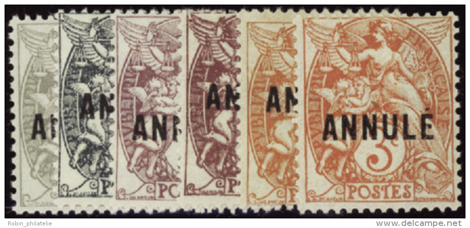 N&deg; 1 /6 Type Blanc 6 Valeurs  Qualit&eacute;: ** Cote: 160&nbsp; - Other & Unclassified