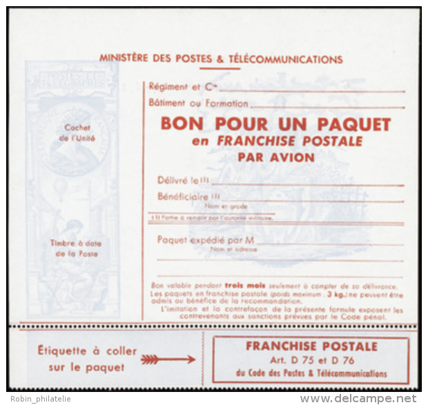 N&deg; 1 6 Franchise Postale Rouge Sur Bleu (cote Maury)  Qualit&eacute;: ** Cote: 1000&nbsp; - Other & Unclassified