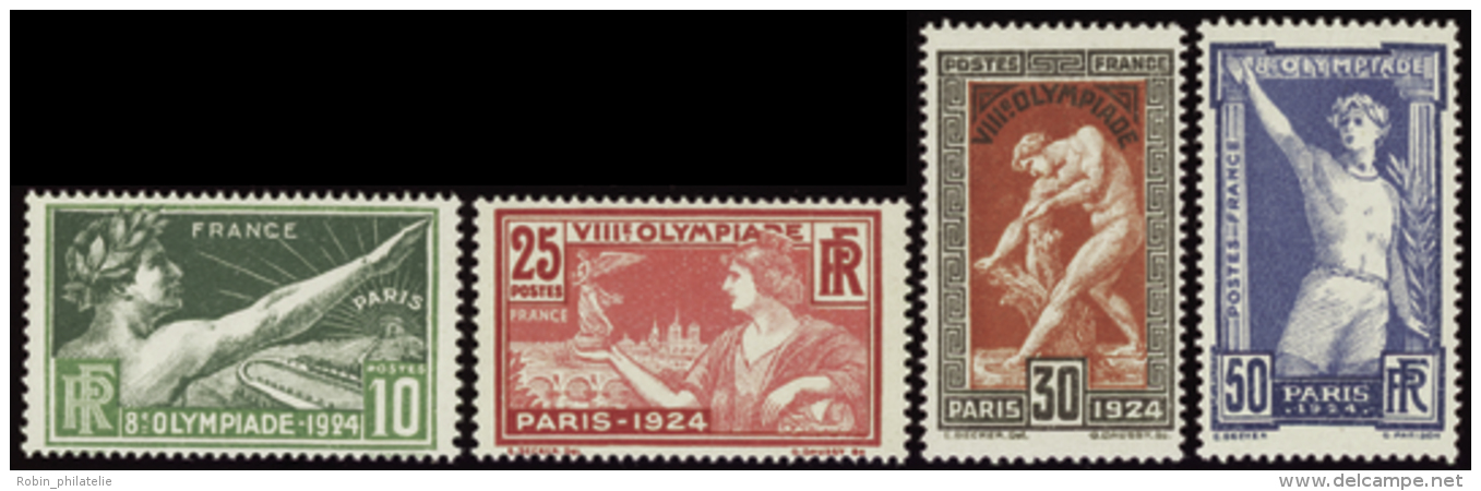 N&deg; 1 83 /186 Jeux Olympiques Paris 1924  4 Valeurs  Qualit&eacute;: ** Cote: 160&nbsp; - Other & Unclassified