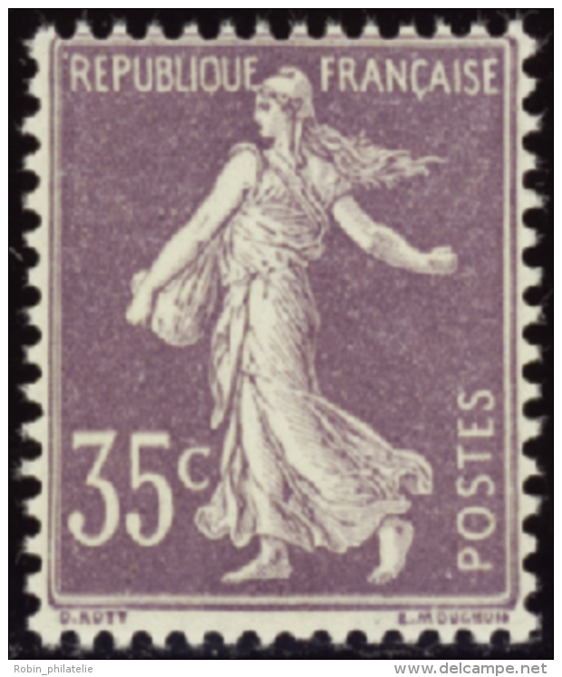 N&deg; 1 36 35c Semeuse Violet  Qualit&eacute;: ** Cote: 425&nbsp; - Autres & Non Classés