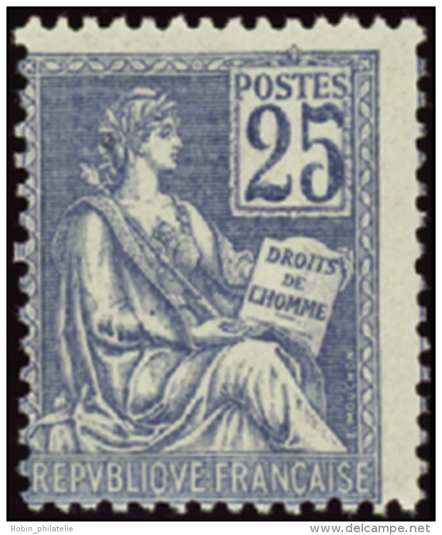 N&deg; 1 14 25c Bleu  Qualit&eacute;: ** Cote: 375&nbsp; - Autres & Non Classés