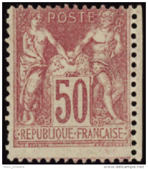 N&deg; 1 04 50c Rose  Qualit&eacute;: ** Cote: 375&nbsp; - Other & Unclassified