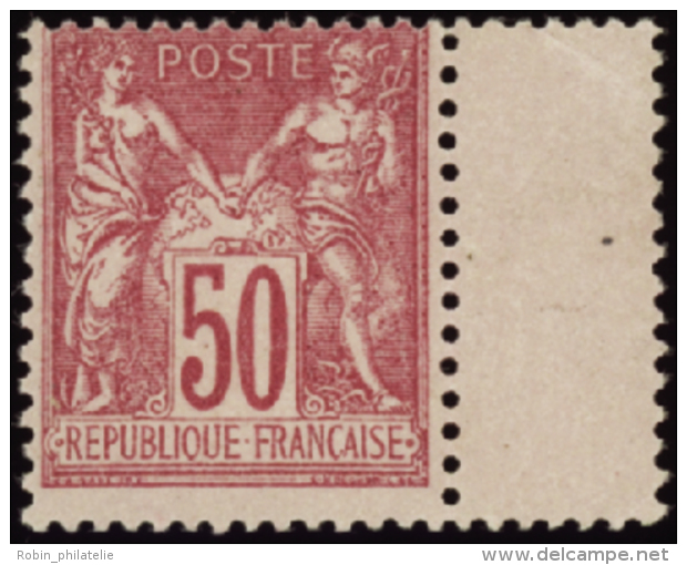 N&deg; 9 8 50c Rose Bdf  Qualit&eacute;: ** Cote: 275&nbsp; - Other & Unclassified