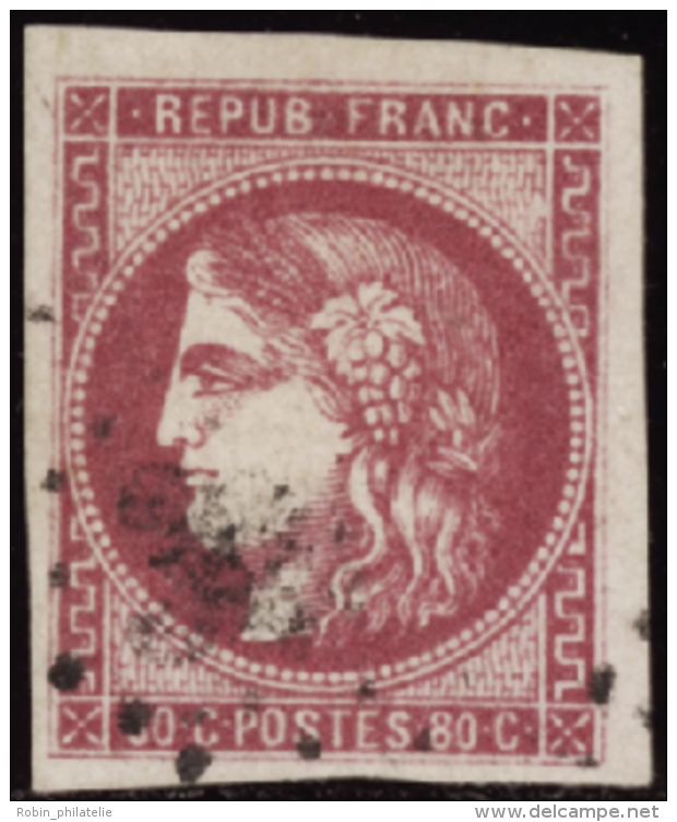 N&deg; 4 9 80c Rose TB  Qualit&eacute;: OBL Cote: 320&nbsp; - Other & Unclassified