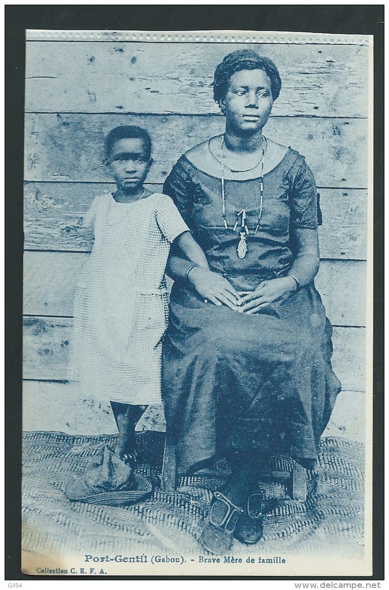 Port Gentil ( Gabon ) - Brave Mère De Famille   Odh55 - Gabon
