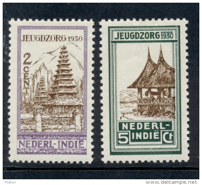 Nederlands Indië - 1930 - Jeugdzorg Serie NVPH 167-70 - Ongebruikt / MH - Nederlands-Indië