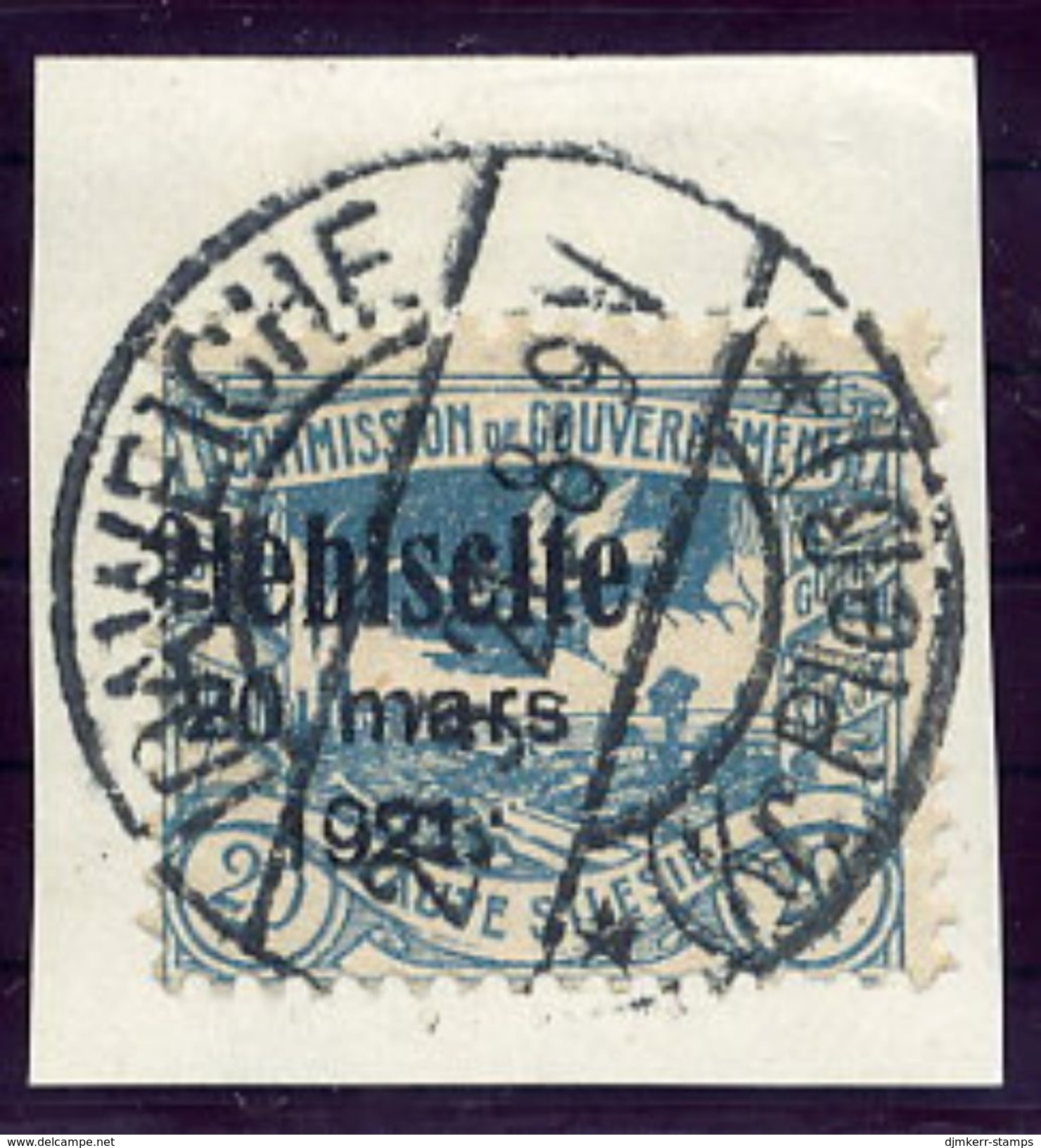 UPPER SILESIA 1921 Plebiscite Overprint On 20 Pfg. Used.  Michel 32 - Autres & Non Classés