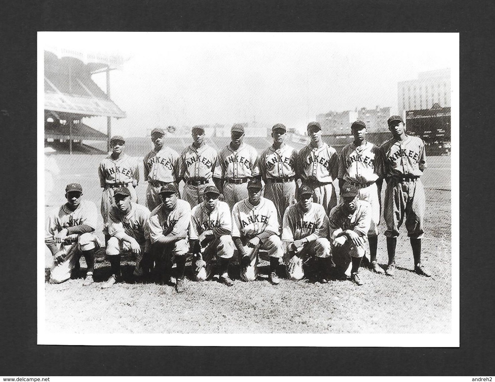 SPORTS - BASEBALL - THE NEW YORK BLACK YANKEES 1934 - 6½ X 4¾ Po - 16½ X 12 Cm - PHOTO JAMES VAN DER ZEE - Baseball