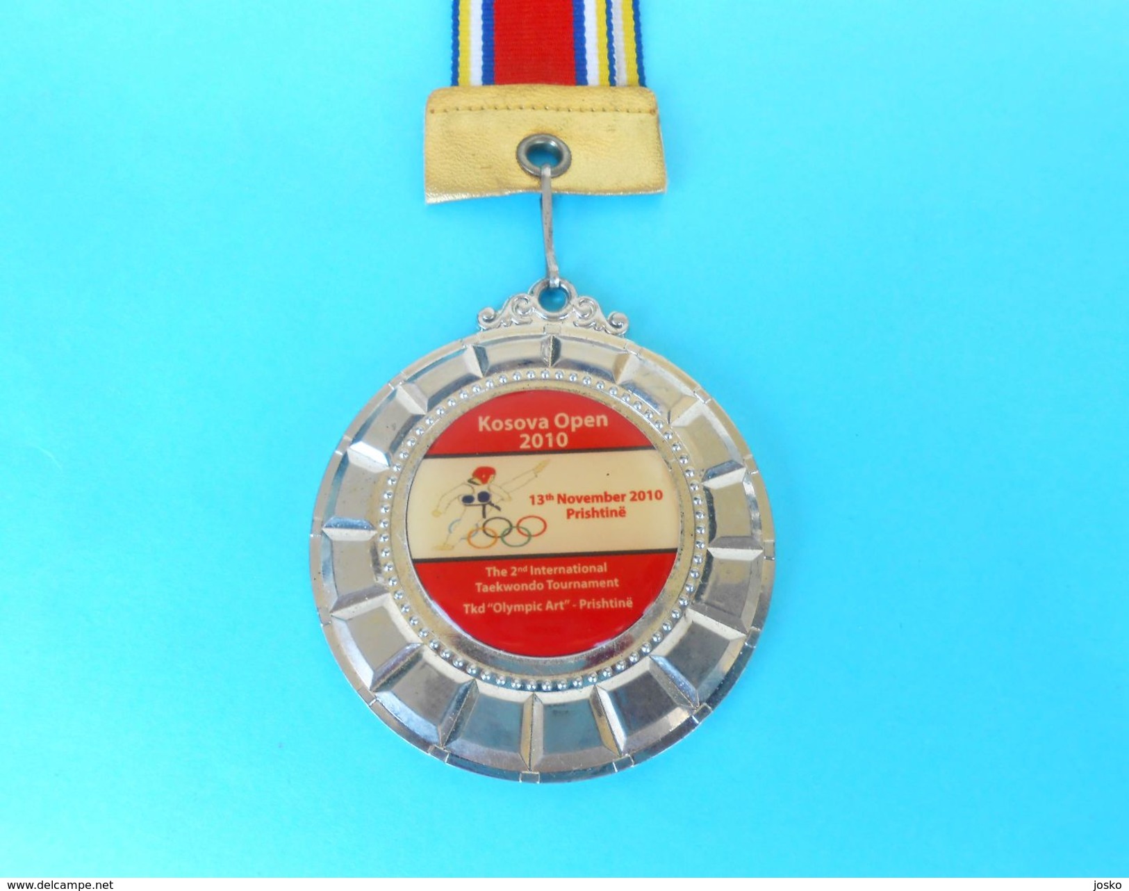 KOSOVO OPEN 2010. - 2nd INTERN. TAEKWONDO TOURNAMENT Silver Medal ** Tae-kwon-do * Korea Martial Arts * Kosova Prishtine - Martial Arts