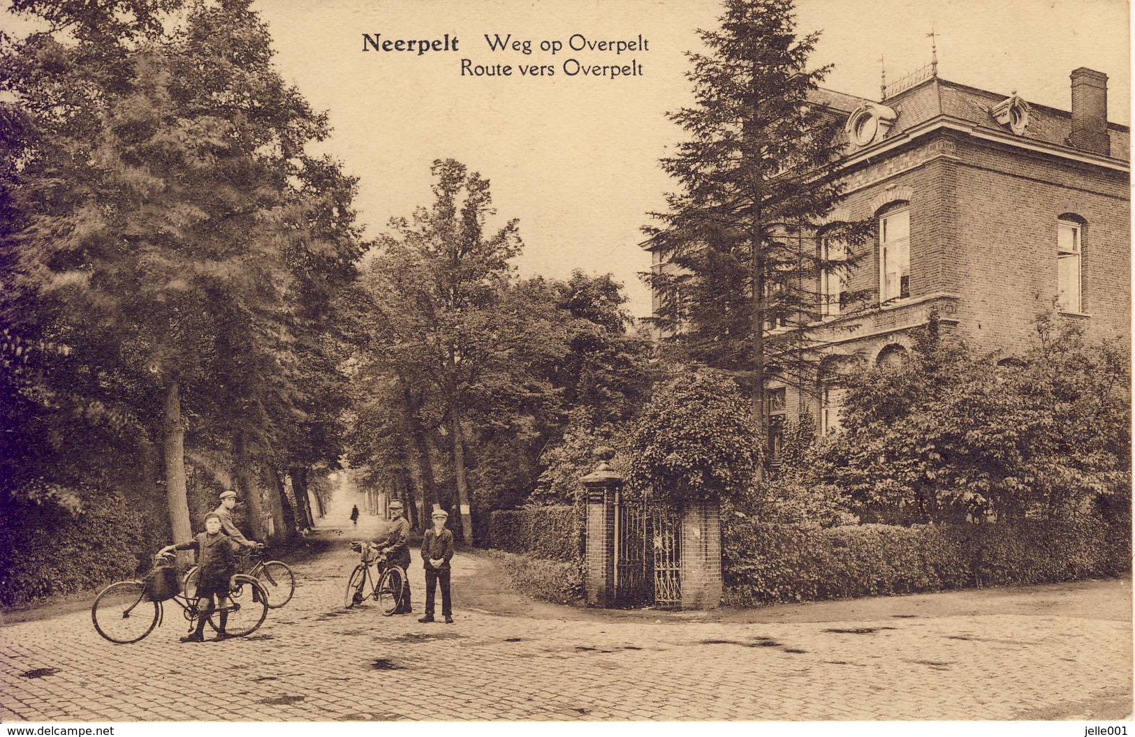 Neerpelt Weg Op Overpelt 1930 - Neerpelt