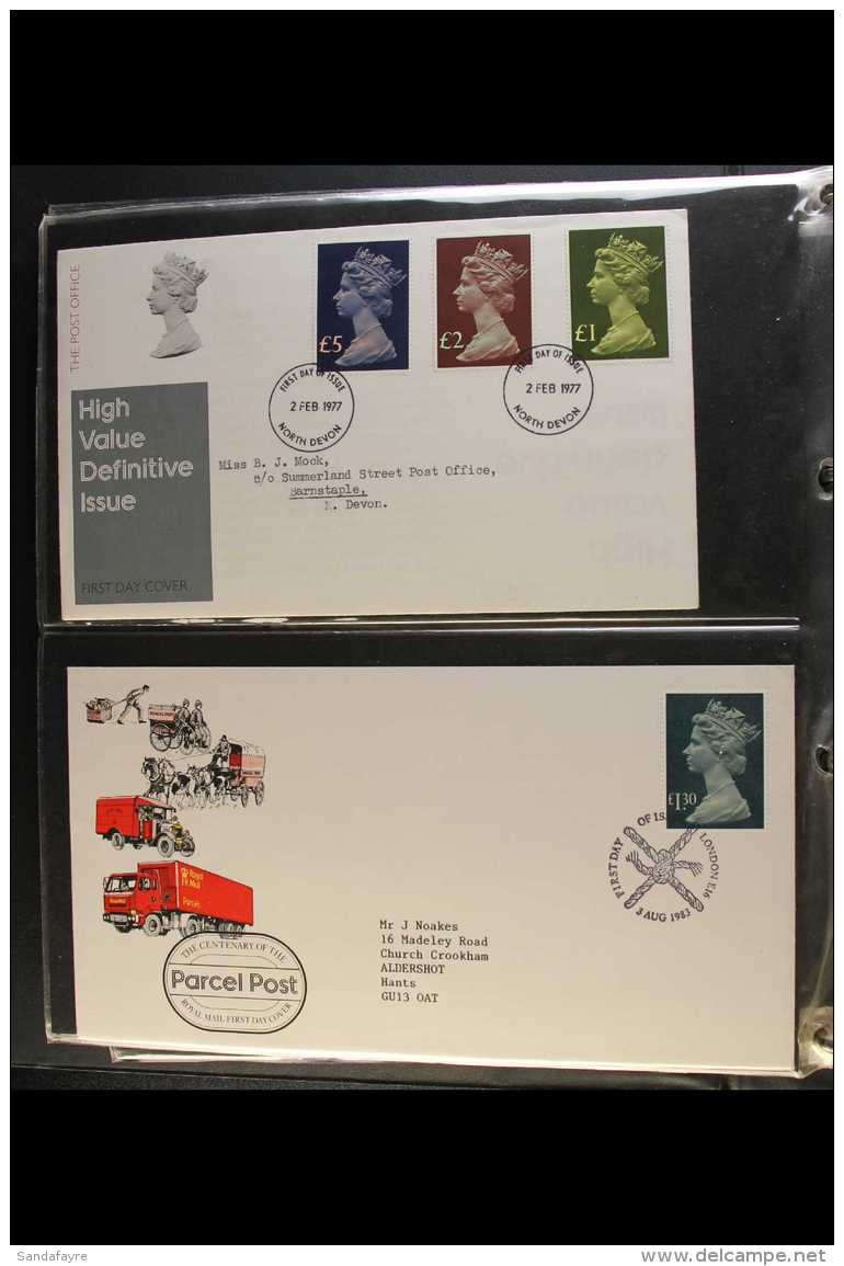 1960s-1990s DEFINITIVES FDC COLLECTION  A Delightful, ALL DIFFERENT Collection Presented In A Trio Of Albums.... - FDC