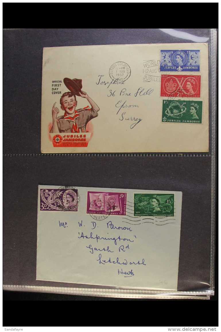 1953-1999 EXTENSIVE COMMEMORATIVE COVERS ACCUMULATION  A Huge Hoard Of QEII Era Covers Presented In 8 Matching... - FDC