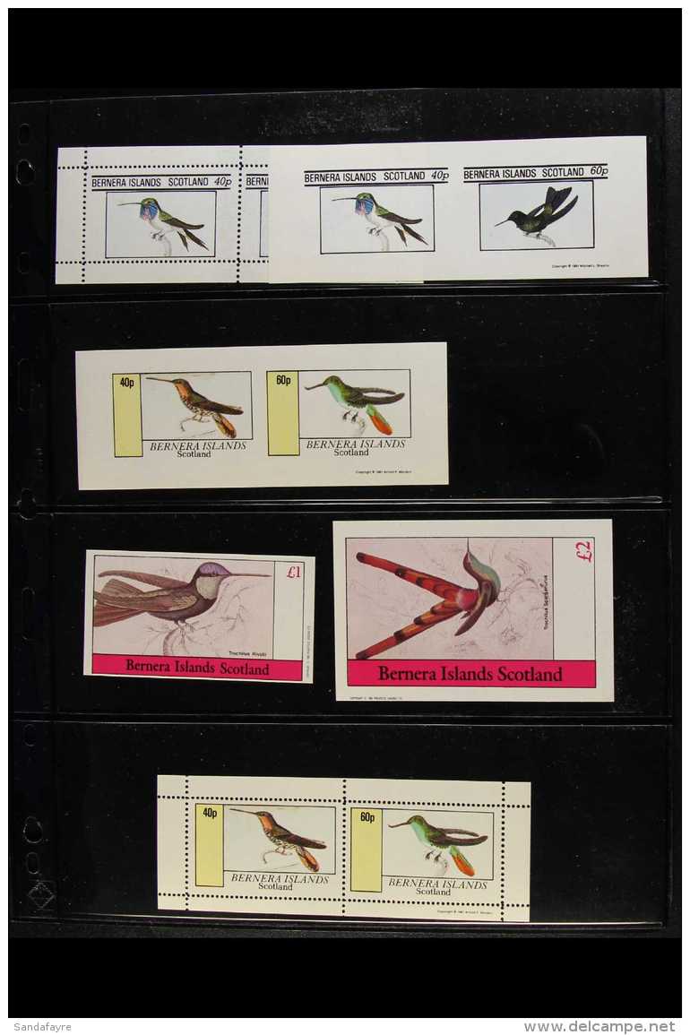 SCOTTISH ISLANDS - BIRDS TOPICALS  An All Different 1981-82 Never Hinged Mint Collection Of Local Stamp Issues... - Autres & Non Classés